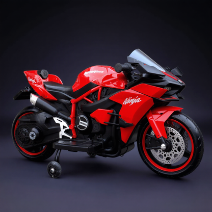 Electric Motorcycle for Kids | Compact and Safe Design with Fast Charging | Fun and Safety for Ages 3-9