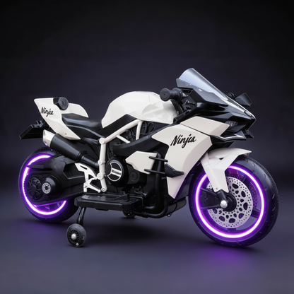 Electric Motorcycle for Kids | Compact and Safe Design with Fast Charging | Fun and Safety for Ages 3-9