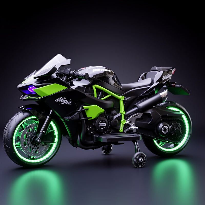 Electric Motorcycle for Kids | Compact and Safe Design with Fast Charging | Fun and Safety for Ages 3-9