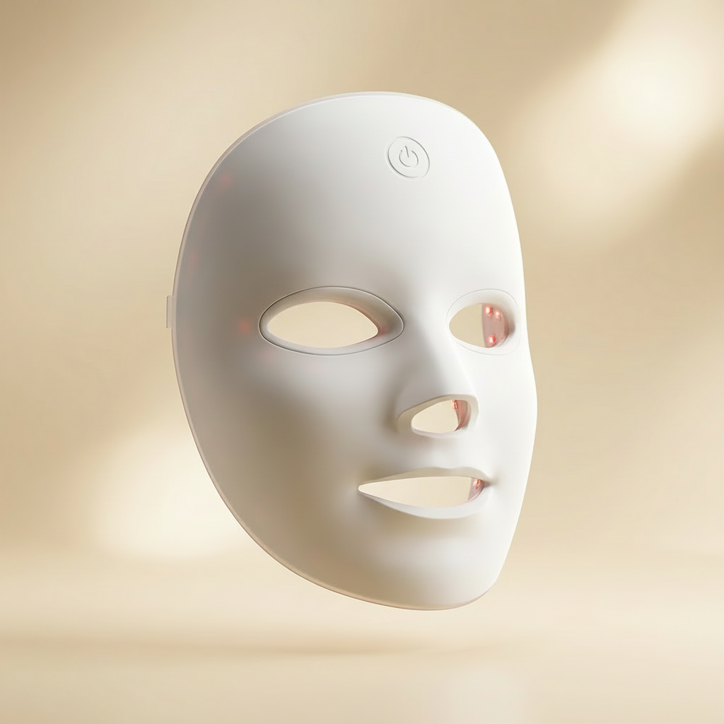 Maschera Viso LED | Terapia della Luce con Ringiovanimento e Collagene | Trattamento Anti-invecchiamento per Pelle Radiosa
