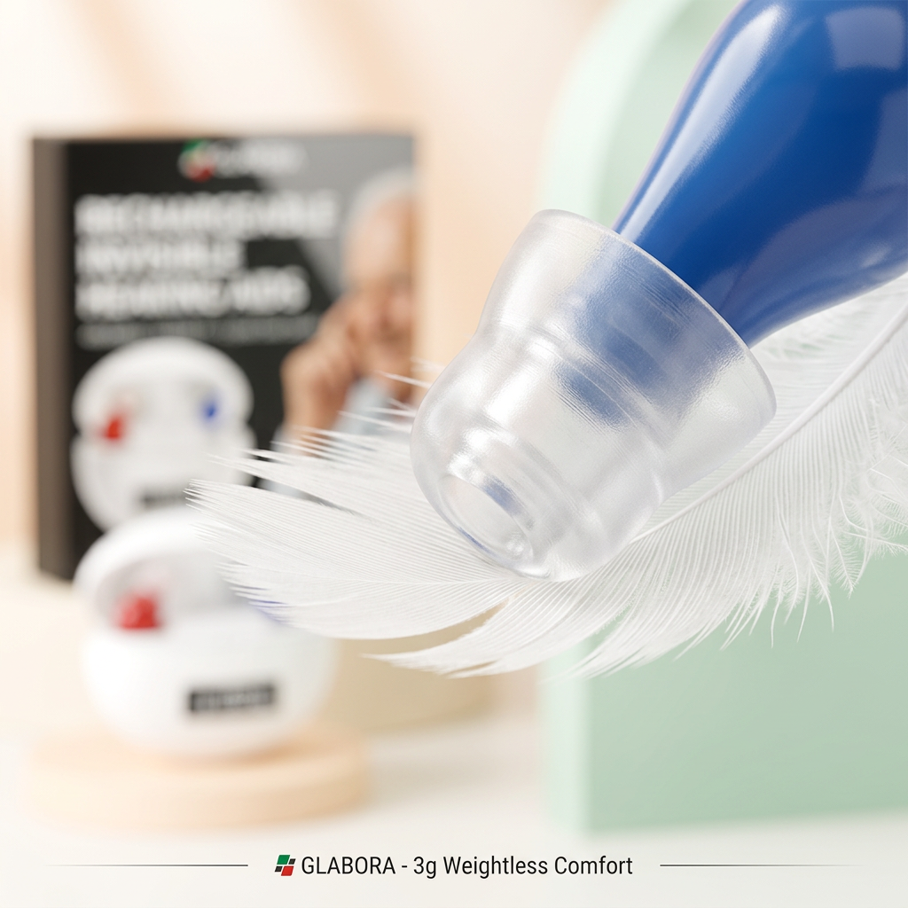 Rechargeable In-Ear Hearing Aids with Crystal Clear Sound | Invisible Design for Comfort and Discretion
