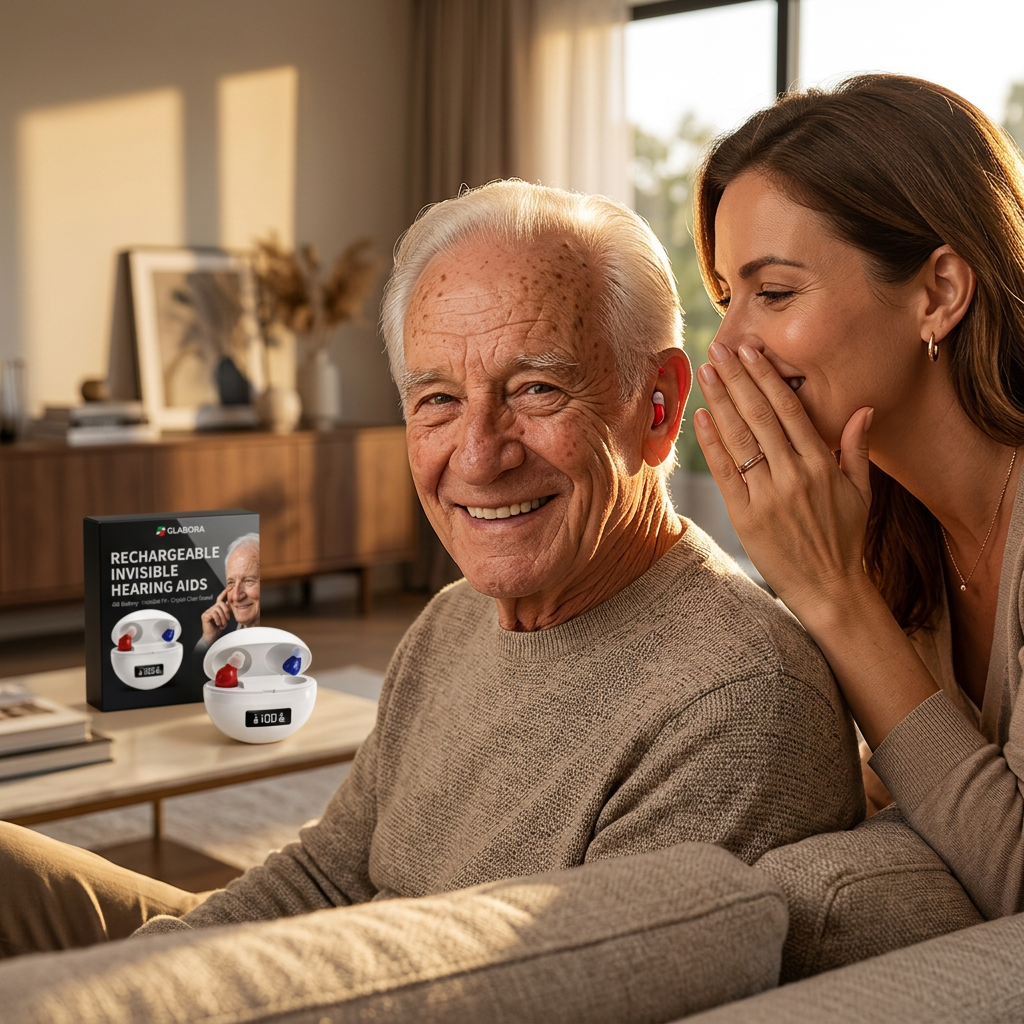 Rechargeable In-Ear Hearing Aids with Crystal Clear Sound | Invisible Design for Comfort and Discretion