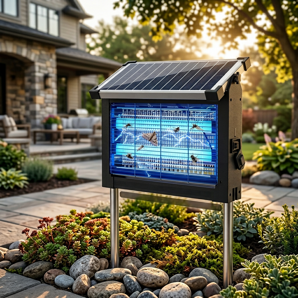 Solar Mosquito Trap | Mosquito Trap Covering 325 m² | Natural Safety for Outdoor Spaces