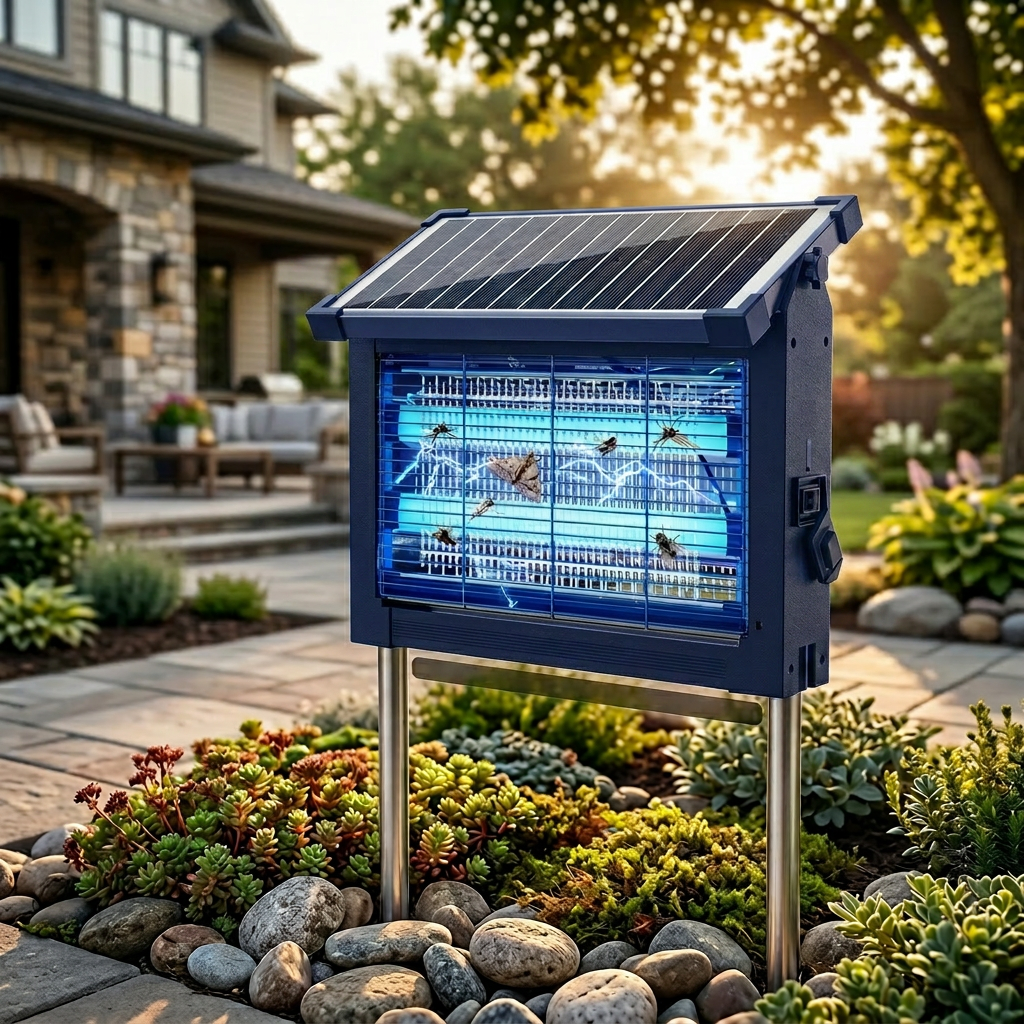 Solar Mosquito Trap | Mosquito Trap Covering 325 m² | Natural Safety for Outdoor Spaces
