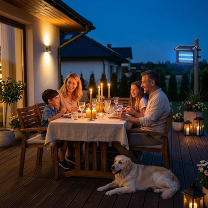 Solar Mosquito Trap | Mosquito Trap Covering 325 m² | Natural Safety for Outdoor Spaces