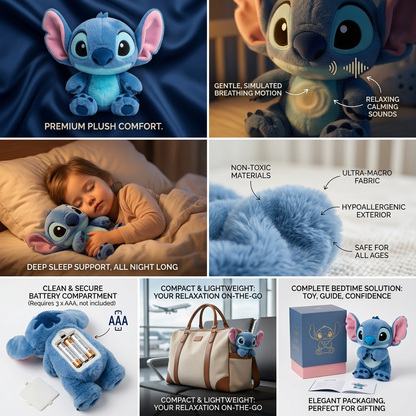 Peluche per Neonati con Suono Calmante – Morbido e Sicuro, Ideale per Nanna e Relax del Bambino