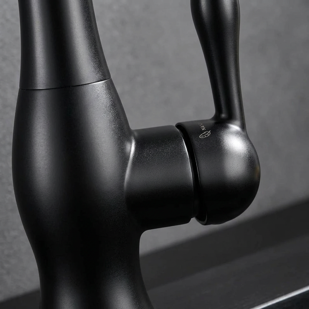 Pull-Out Kitchen Faucet with Spray Head for Greater Flexibility | Modern Stainless Steel Design for Any Kitchen