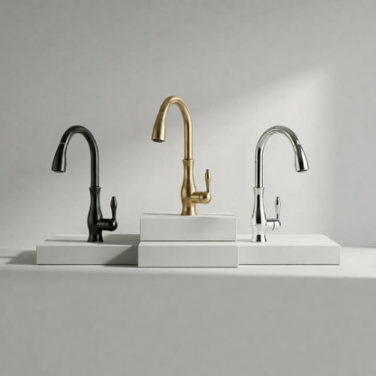 Pull-Out Kitchen Faucet with Spray Head for Greater Flexibility | Modern Stainless Steel Design for Any Kitchen