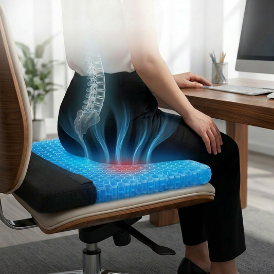 Cuscino Ergonomico Cervicale con Supporto Ottimale in Gel per Sonno Ristoratore