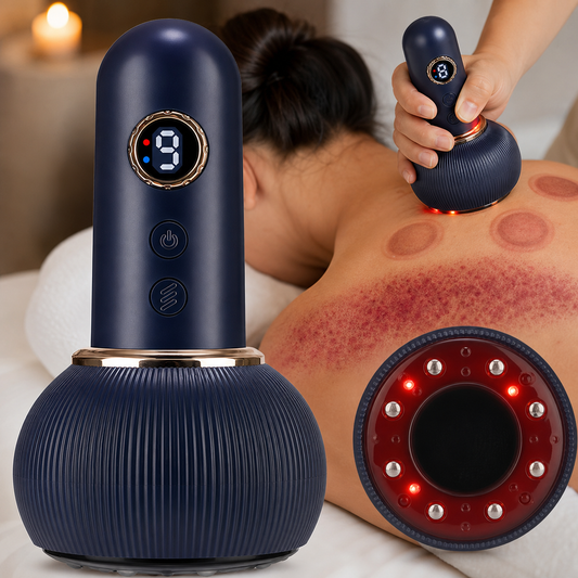 Massaggiatore Elettrico | Massaggiatore Gua Sha con Riscaldamento e Vibrazione | Allevia Tensione Muscolare e Migliora Circolazione
