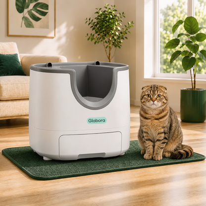 Lettiera Gatto Autopulente con Design Elegante e Sensori di Sicurezza | Facile Manutenzione per Famiglie con Più Gatti