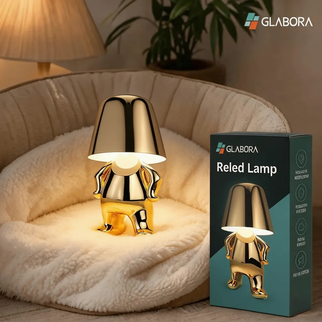 Lampada Ricaricabile da Tavolo con Illuminazione Calda