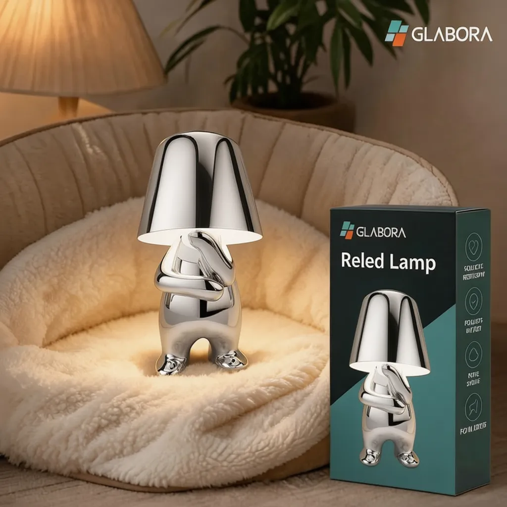 Lampada Ricaricabile da Tavolo con Illuminazione Calda