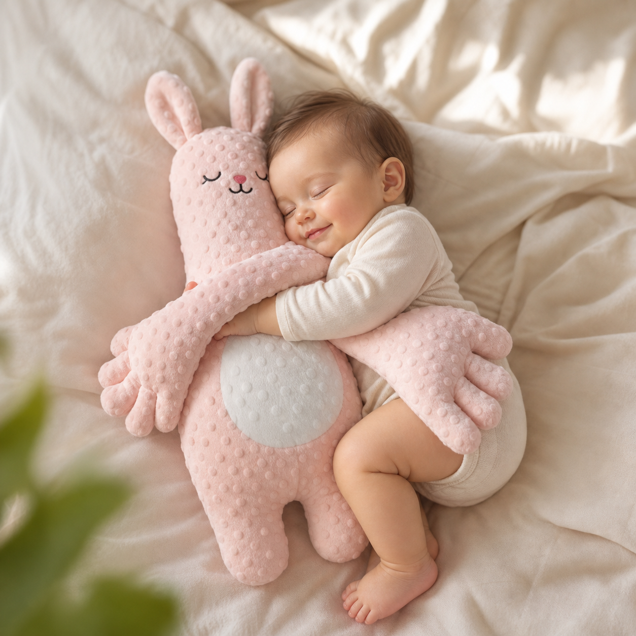 CuddleNest | Zachte knuffel slaapgenoot met lange armen | Ontspannend comfort voor kinderen