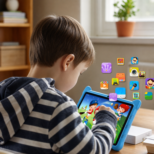 Educatieve 7-inch tablet met WiFi en 5G | 4GB RAM, 64GB ROM voor interactief leren