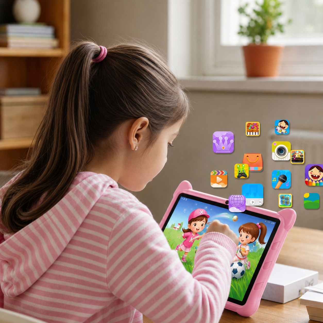 Educatieve 7-inch tablet met WiFi en 5G | 4GB RAM, 64GB ROM voor interactief leren