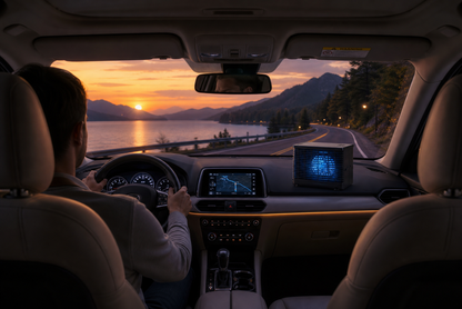 Draagbare Auto Luchtverfrisser met Stil Werkende Functie | Ideaal voor Zomerse Reizen en Optimale Comfort
