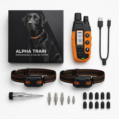 Collier électrique pour chiens | Collier de dressage étanche avec 3 modes réglables | Contrôle longue distance jusqu’à 1000 mètres