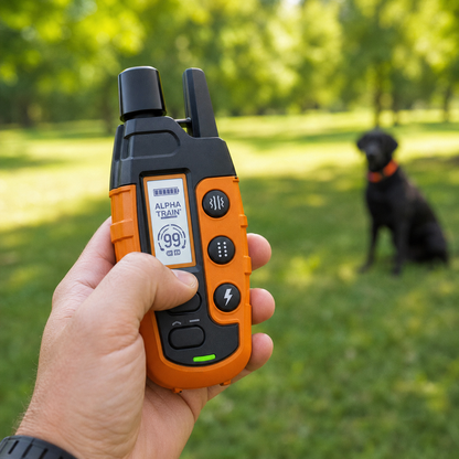 Collier électrique pour chiens | Collier de dressage étanche avec 3 modes réglables | Contrôle longue distance jusqu’à 1000 mètres
