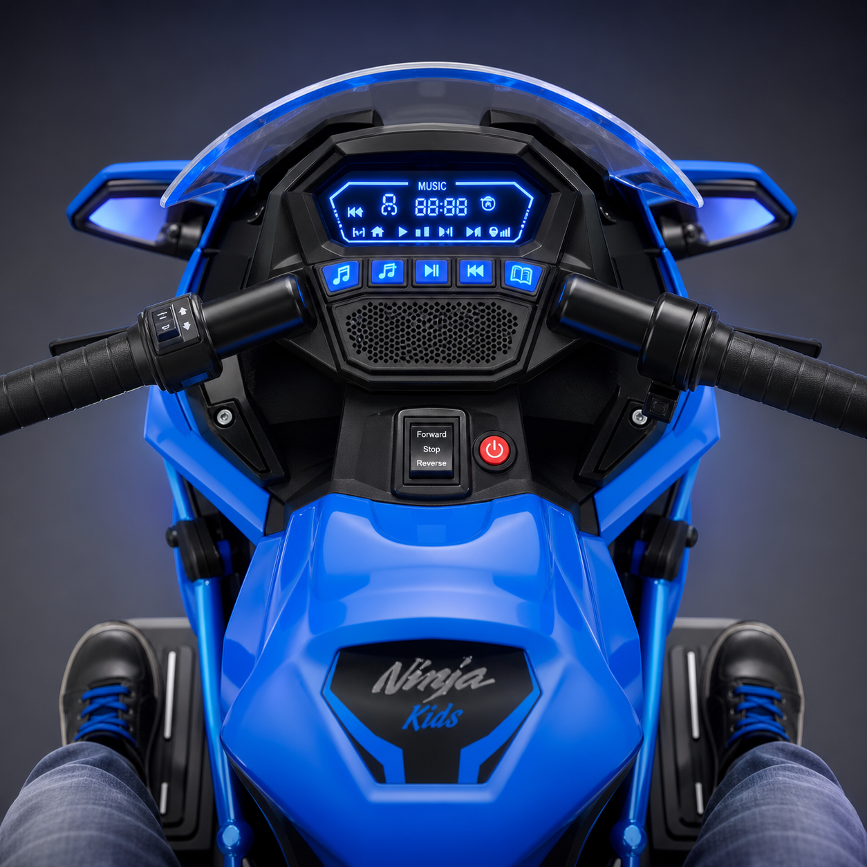 Elektrische Kinderfiets | Compact en Veilig Ontwerp met Snelle Oplading | Plezier en Veiligheid voor 3-9 Jaar