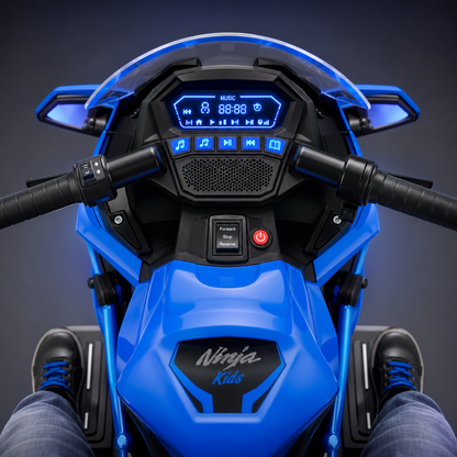 Elektrische Kinderfiets | Compact en Veilig Ontwerp met Snelle Oplading | Plezier en Veiligheid voor 3-9 Jaar