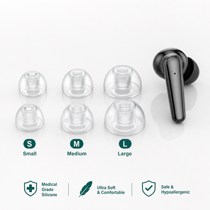 Rechargeable Hearing Aids | Digital Audio Amplifier with Bluetooth | App Control for Clear and Personalized Hearing