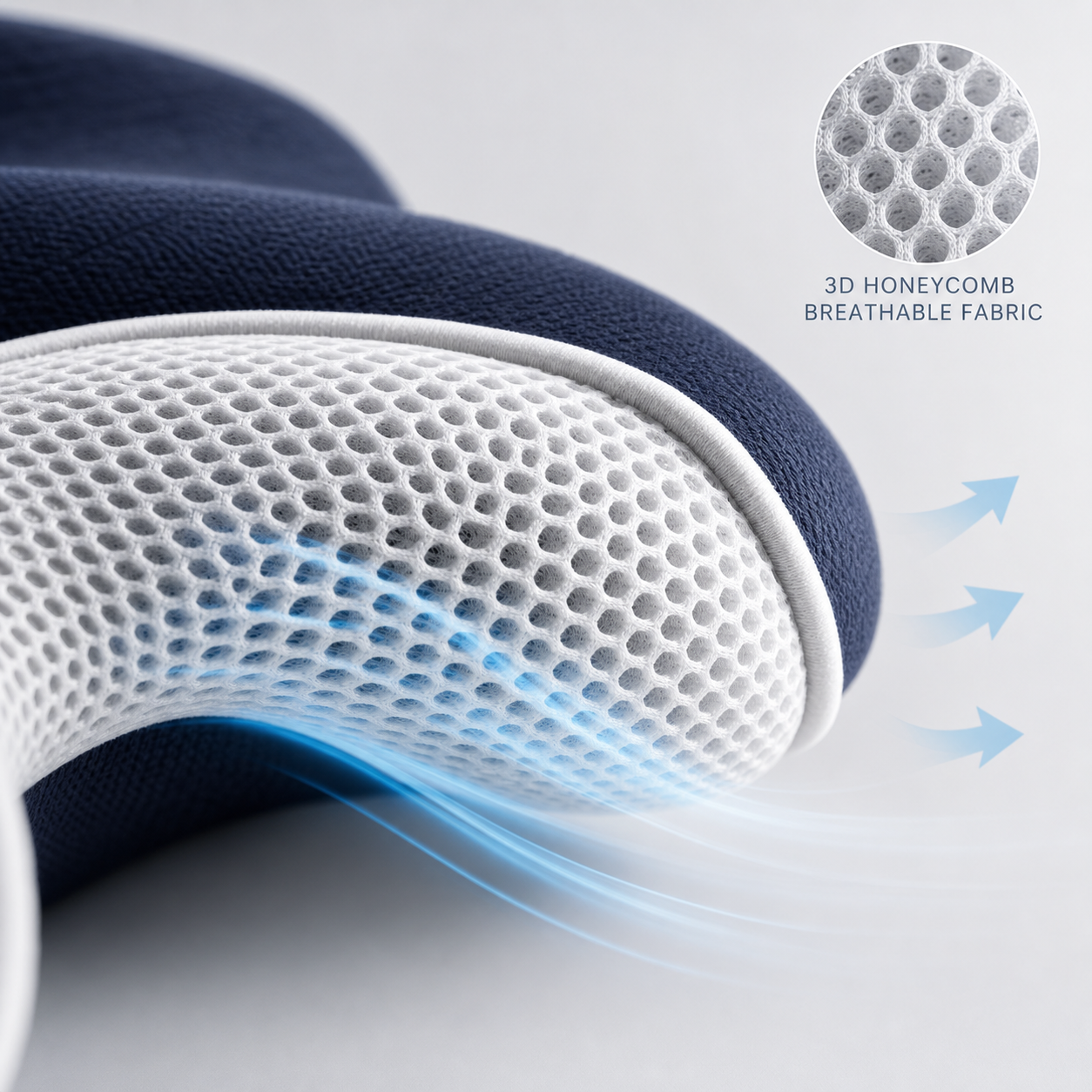 Oreiller Butterfly | Oreiller cervical en mousse à mémoire de forme au design ergonomique | Soutien personnalisé pour soulager les douleurs cervicales