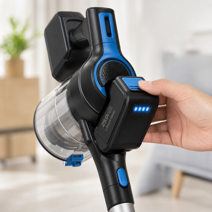 Aspirateur sans fil | Aspiration puissante et design léger | Filtration HEPA pour un air pur