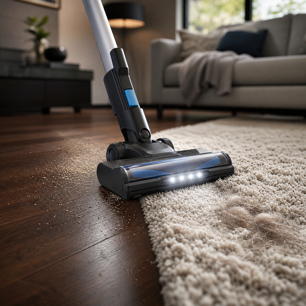 Aspirateur sans fil | Aspiration puissante et design léger | Filtration HEPA pour un air pur