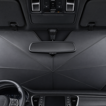 Pare-soleil de pare-brise pour voiture | Pare-soleil pliable avec protection UV | Design compact pour un confort estival