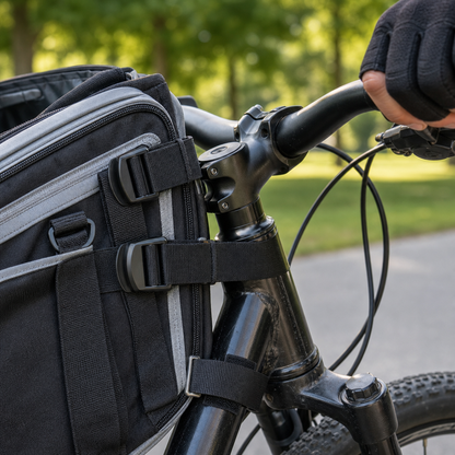 Panier de vélo pour animaux de compagnie | Design extensible avec filet pour un confort et une sécurité optimaux