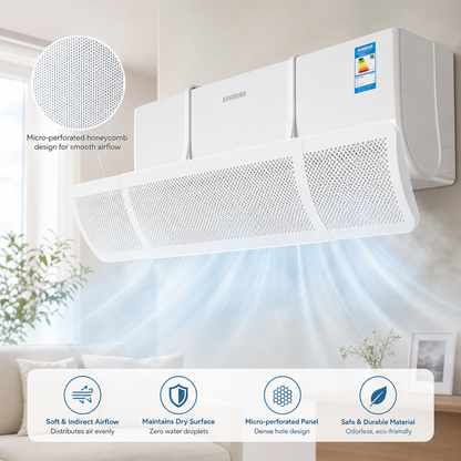 Déflecteur d’air pour climatiseur avec réglage angulaire | Accessoire universel pour un confort optimal