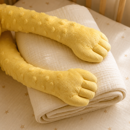CuddleNest | Peluche douce, compagne de sommeil, avec de longs bras | Confort apaisant pour les enfants