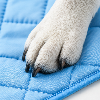Tapis rafraîchissant pour chiens extra-larges en matériau respirant | Confort estival idéal pour les chenils et les voyages