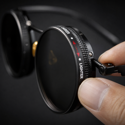 Lunettes de soleil polarisées avec réglage intelligent de la luminosité | Confort visuel optimal pour les activités en plein air