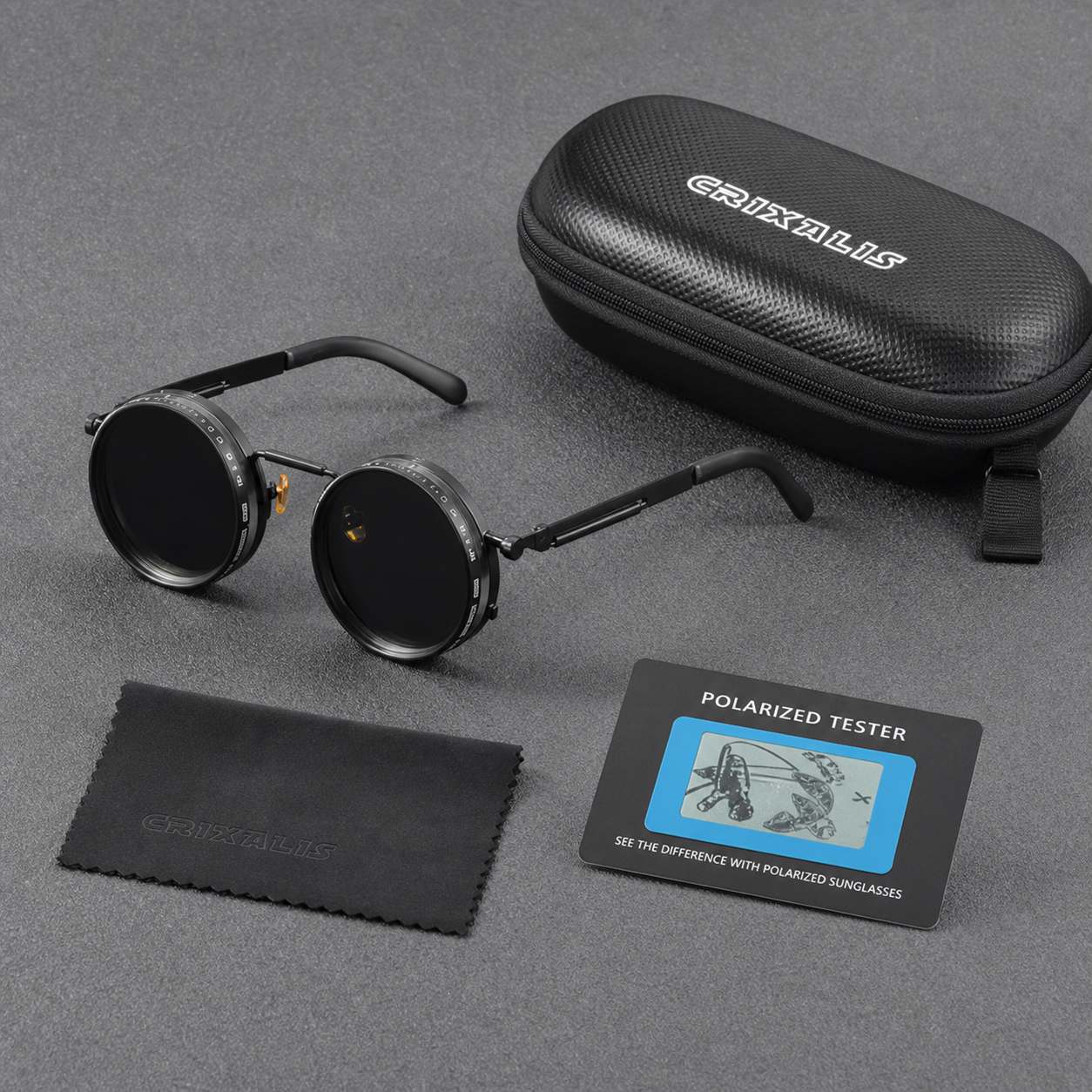Lunettes de soleil polarisées avec réglage intelligent de la luminosité | Confort visuel optimal pour les activités en plein air