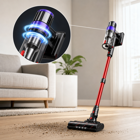 Aspirateur portable puissant avec batterie amovible | Nettoyage efficace pour la voiture et la maison
