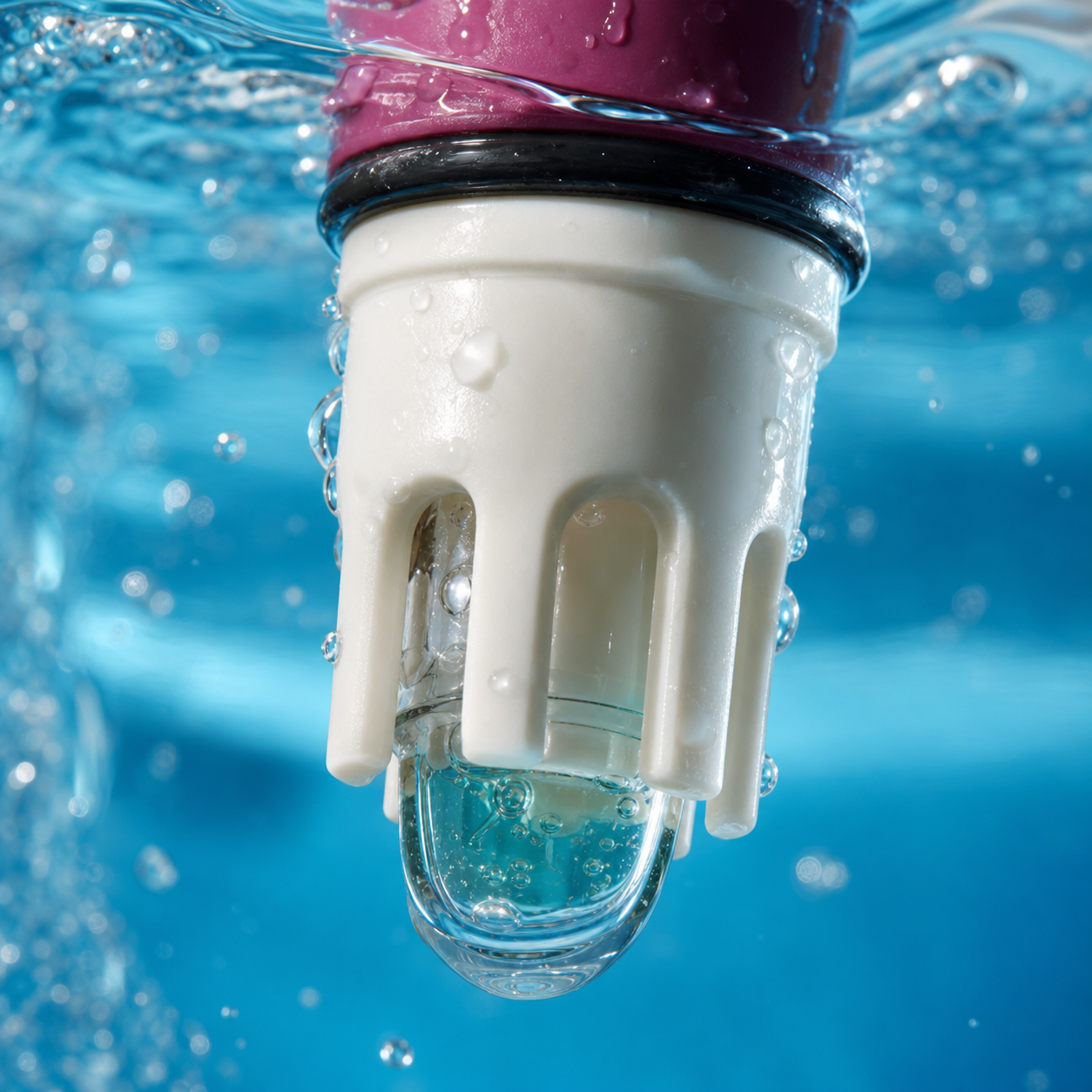 Testeur d’eau intelligent 7-en-1 avec application mobile | Mesureur de pH et de chlore pour une analyse précise des piscines et des spas