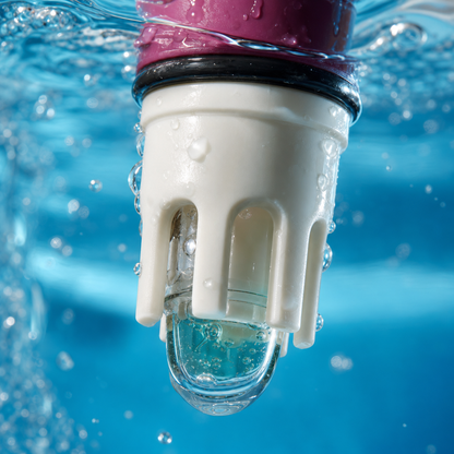 Testeur d’eau intelligent 7-en-1 avec application mobile | Mesureur de pH et de chlore pour une analyse précise des piscines et des spas