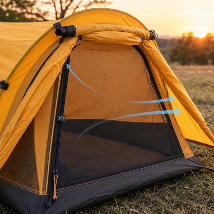 Tente de camping ultralégère | Tente une place imperméable avec ventilation optimale pour les aventures en pleine nature
