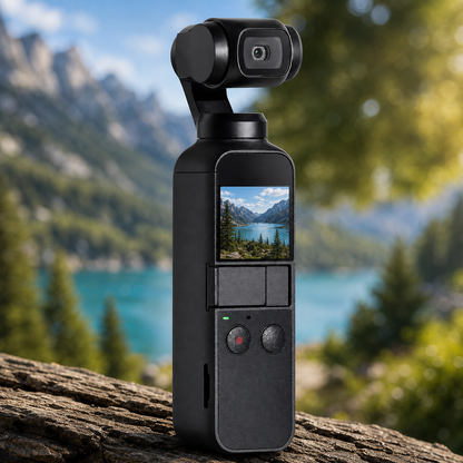 Videocamera Compatta | Stabilizzazione a 3 Assi e Bitrate 100 Mbps | Ideale per Riprese Quotidiane