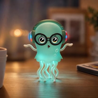 Giocattolo Elettrico per Bambini | Medusa Danzante con Sensore di Ostacoli e Luci LED Intelligenti | Divertimento Educativo per Apprendimento Attivo