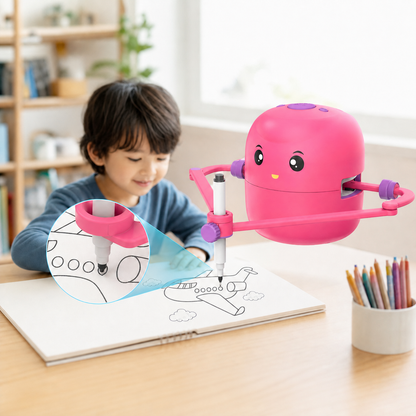 Robot da Disegno Educativo | BotMaster™ con Funzionalità Interattive | Sviluppa Creatività e Abilità Motorie per Bambini