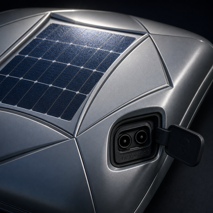 Copertura Auto Solare Automatica Retrattile e Pieghevole I Protezione Intelligente Impermeabile contro Sole e Pioggia
