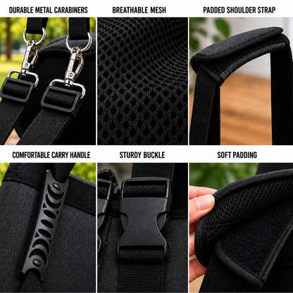 Imbracatura Ergonomica per Cani | Nylon Resistente con Maniglia Antiscivolo | Regolabile per Comfort e Sicurezza durante le Passeggiate