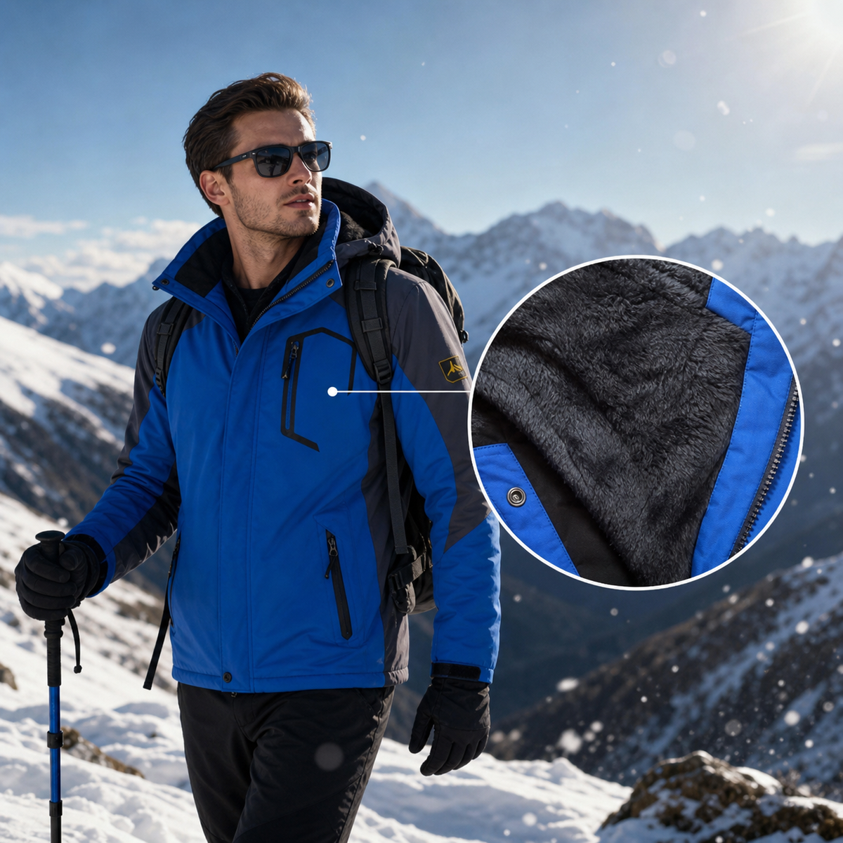 Men’s Ski Suit | Waterproof and Windproof Jacket and Pants for Comfort and Warmth