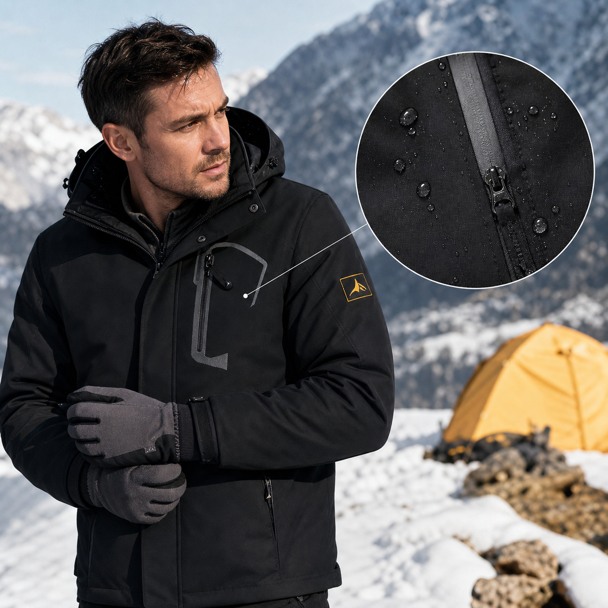 Men’s Ski Suit | Waterproof and Windproof Jacket and Pants for Comfort and Warmth