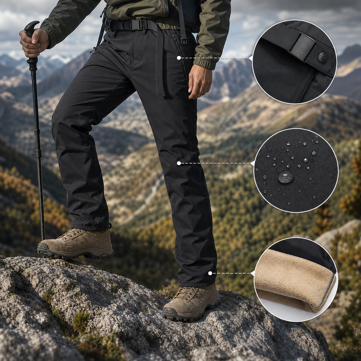 Men’s Ski Suit | Waterproof and Windproof Jacket and Pants for Comfort and Warmth