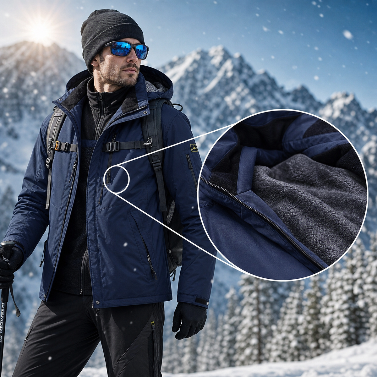 Men’s Ski Suit | Waterproof and Windproof Jacket and Pants for Comfort and Warmth