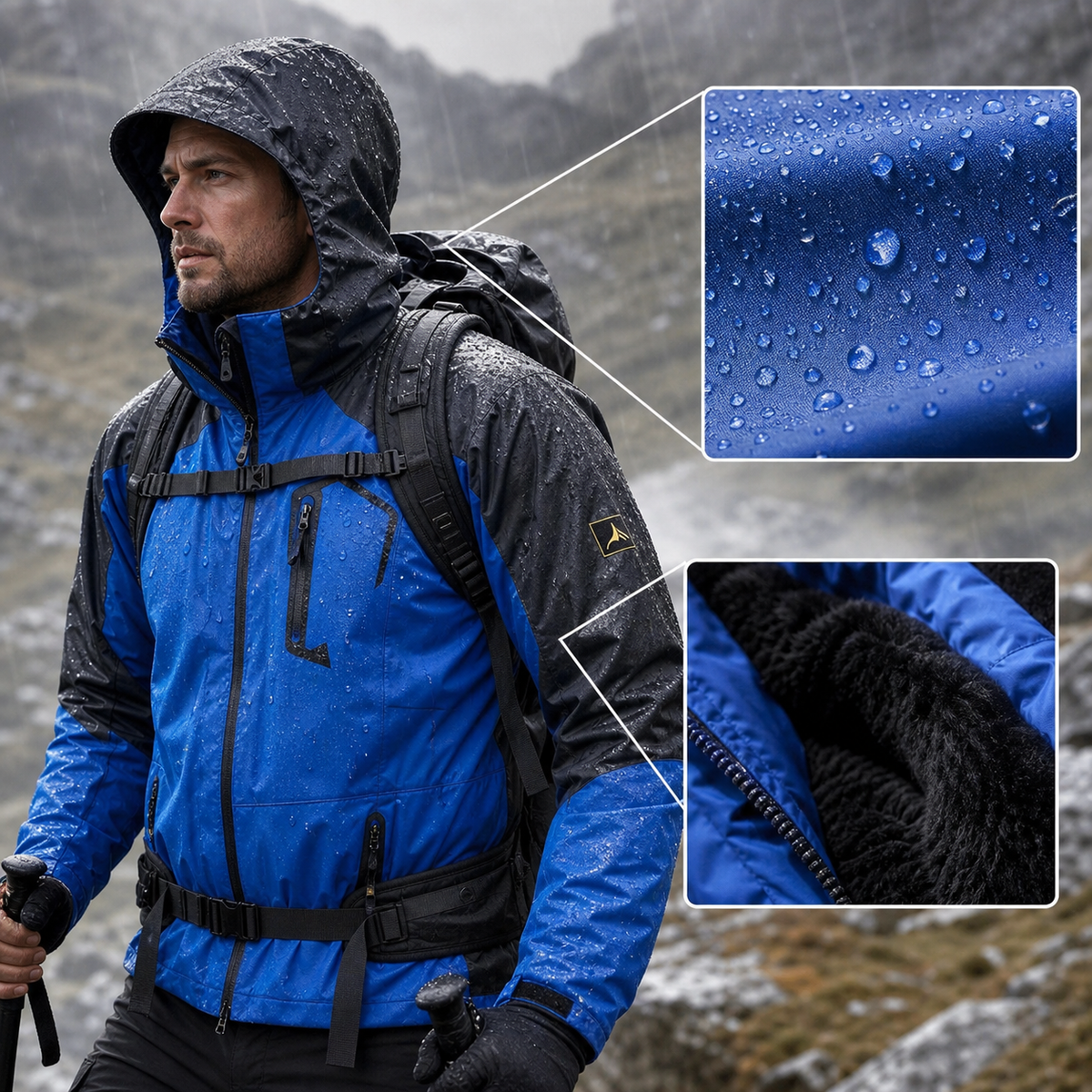Men’s Ski Suit | Waterproof and Windproof Jacket and Pants for Comfort and Warmth